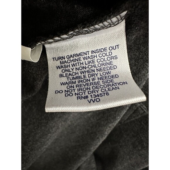 Vineyard Vines Long Sleeve Shirt Dark‎ Gray Whale Logo Cotton Men’s Size Small - Picture 6 of 8